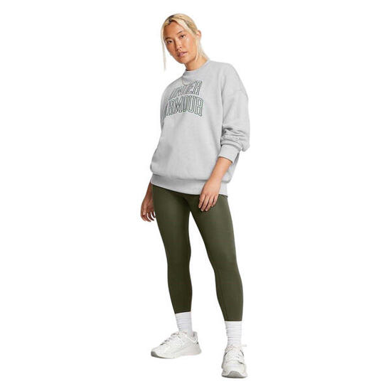 Felpa girocollo oversize in spugna pesante Icon Under Armour da donna
