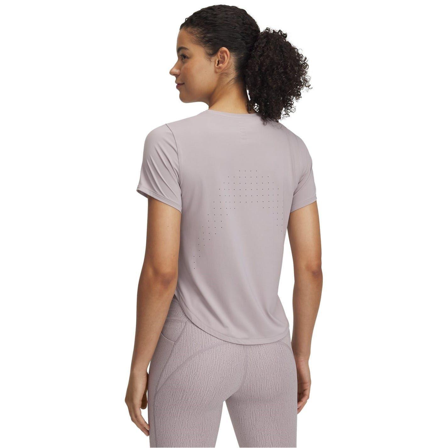 Maglietta Maniche Corte Donna Under Armour Launch Elite Grigio Ghiaccio 2/3