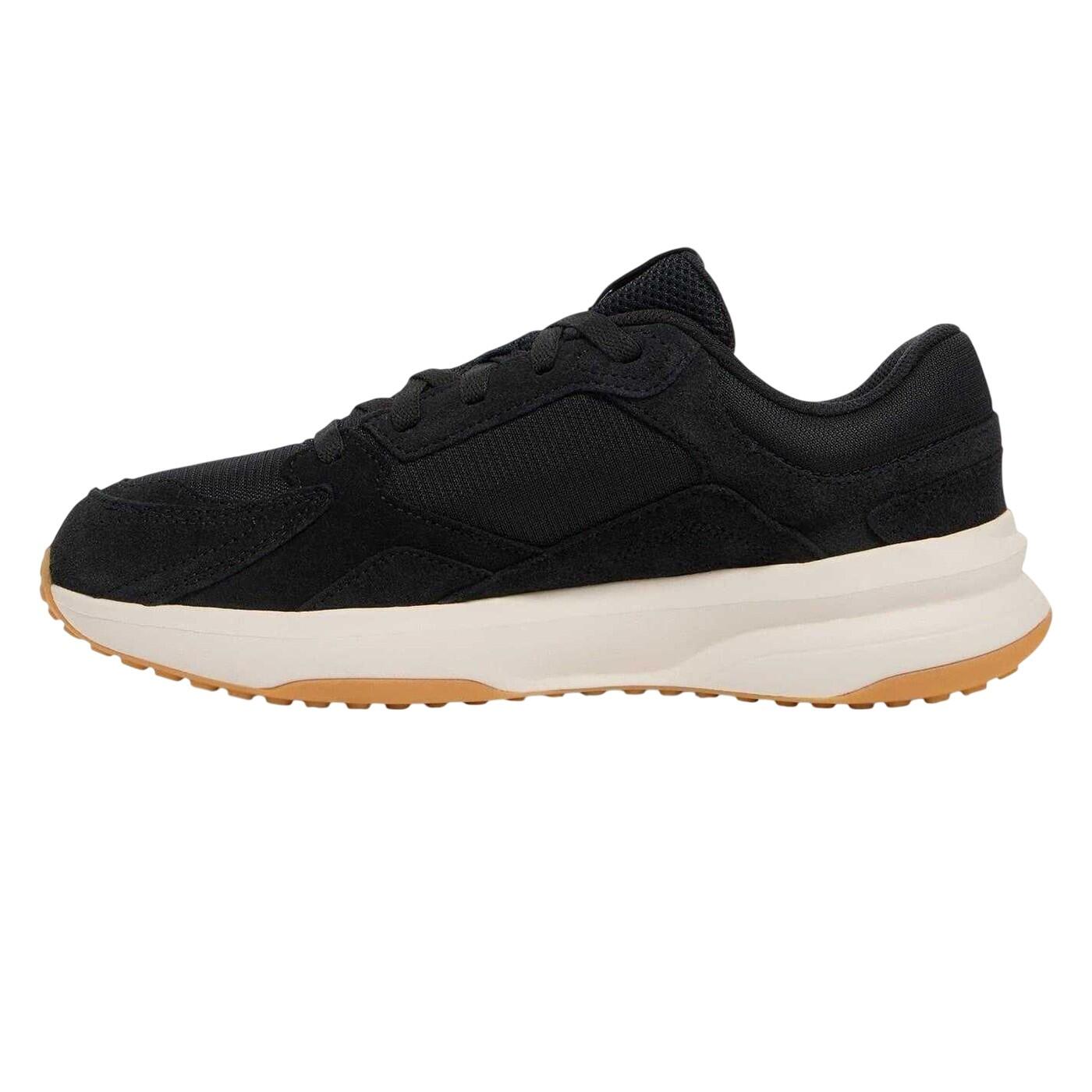 Heren Edge Suede Trainers (Zwart) 2/7