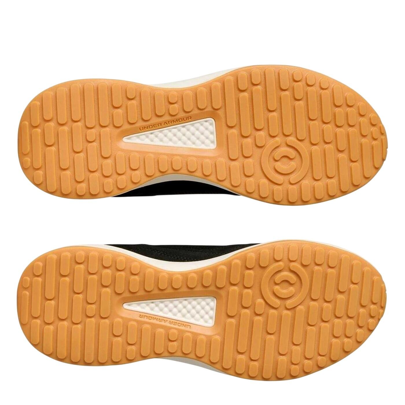 Heren Edge Suede Trainers (Zwart) 4/7