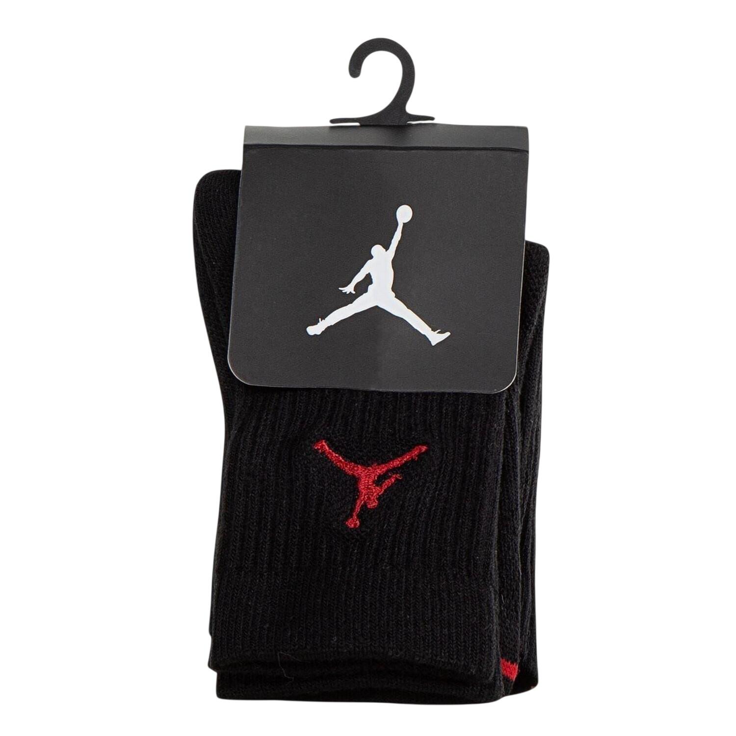 Kinderen/Kinderen Air Jordan Crew Sokken (Set van 3) (Zwart) 3/3