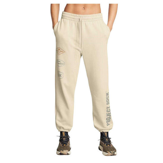 Pantaloni Da Jogging Donna Under Armour Project Rock Marrone