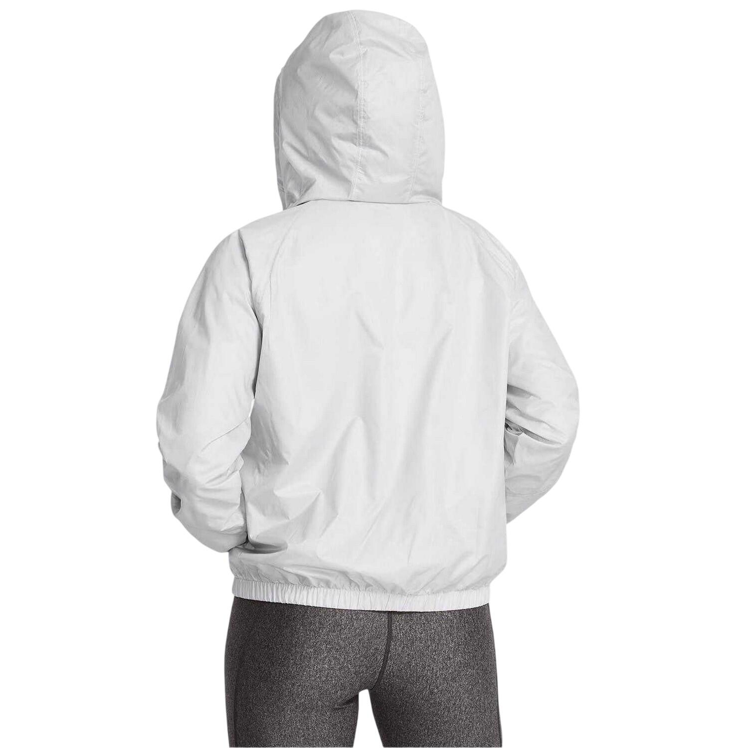 Rival Giacca A Vento Sport Impermeabile Donna Under Armour Grigio Halo 4/4
