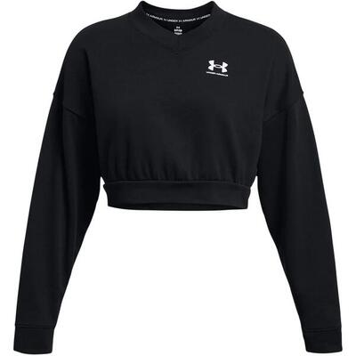 Under armour rival terry os crop crew trainingssweatshirt voor dames