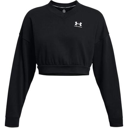 Sweat d'entraînement femme Rival Terry Os Crop Crew Under Armour