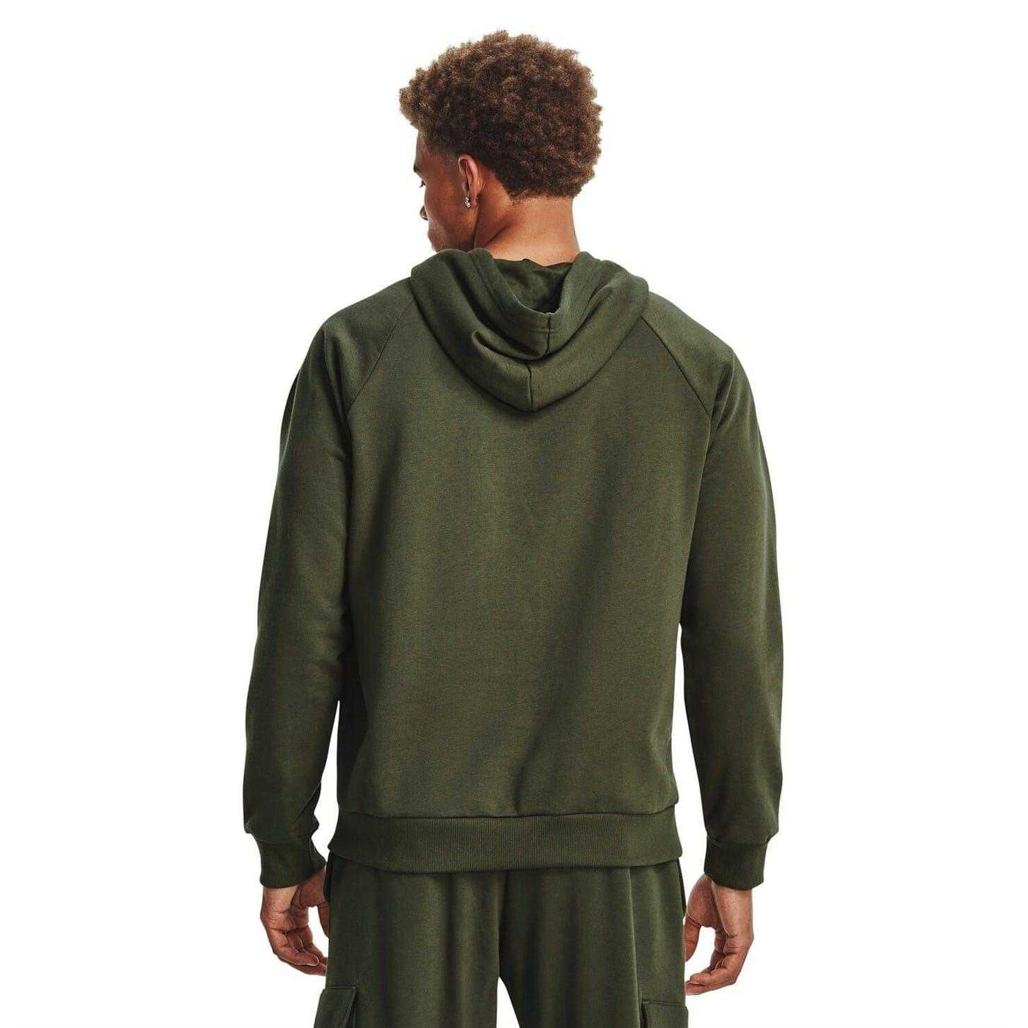 Kapuzenpullover für , Fleece Herren Marineblau/Weiß 3/4