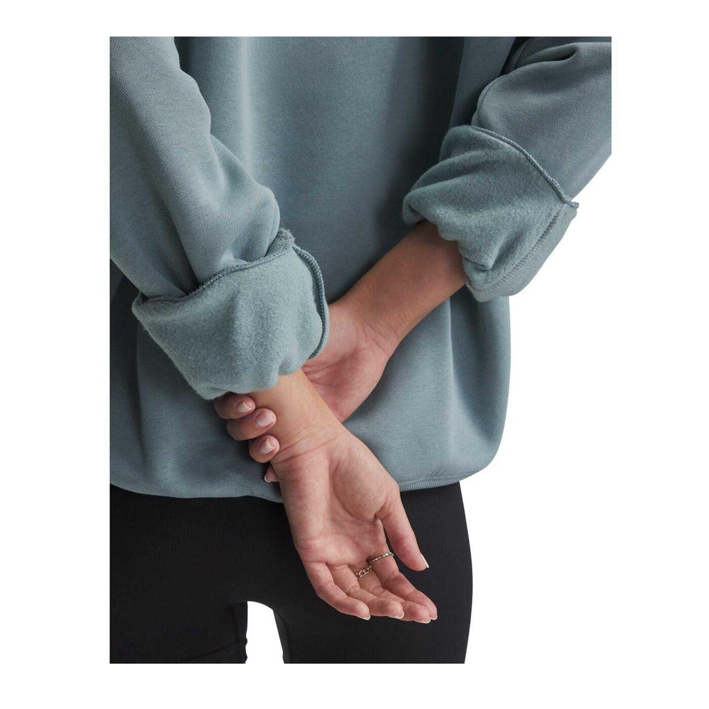 "Varsity" Sweatshirt für Damen Grün 3/4