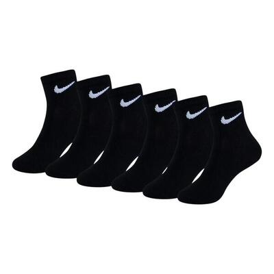 Calze Sportive Swoosh Bambini Misura Confezione 6 Nike Nero