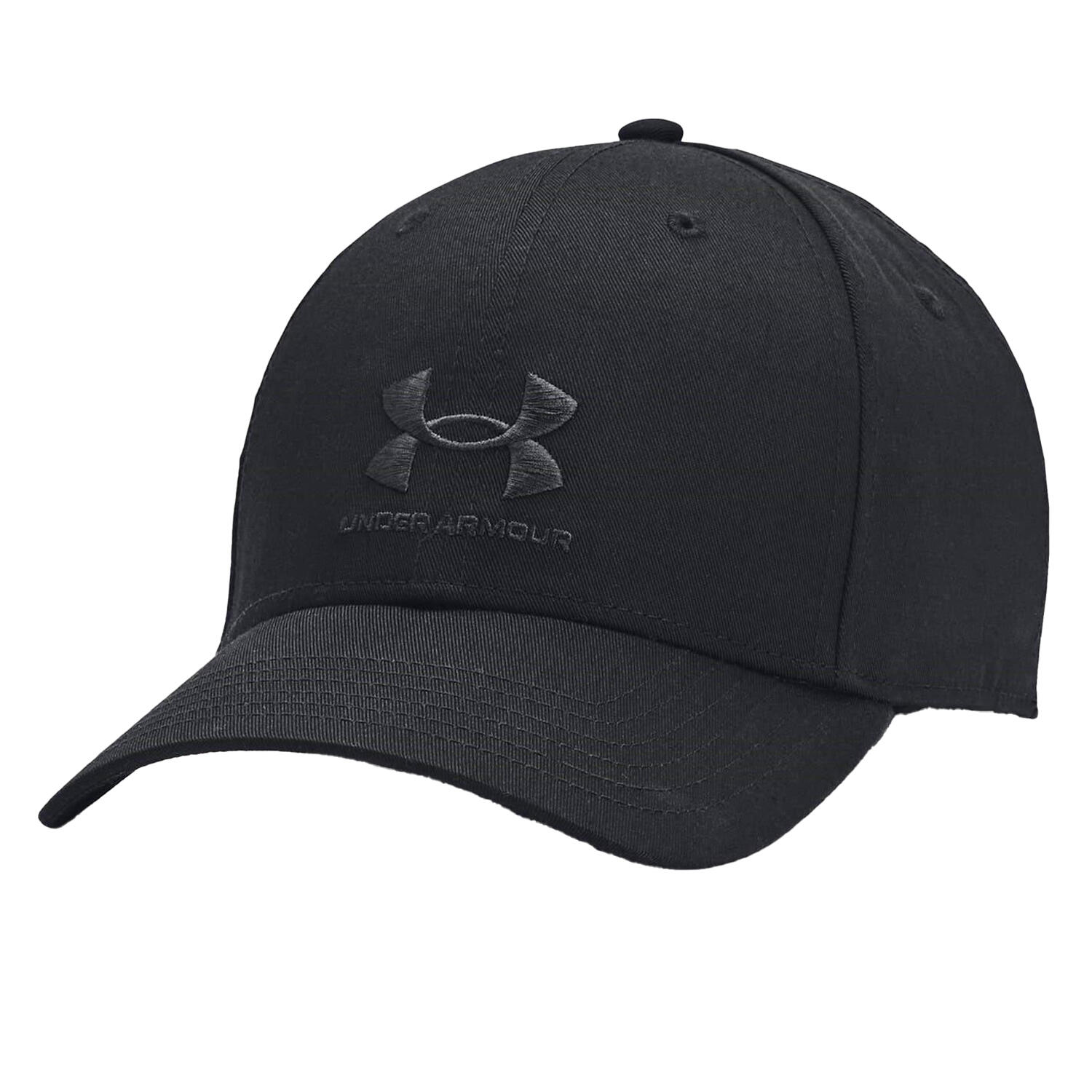 Heren Lockup Dad Hat (Drievoudig zwart) 2/5