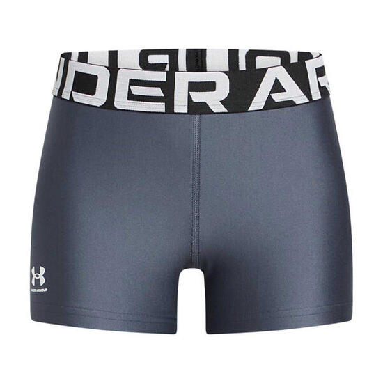 Pantaloncini A Compressione Corsa Ragazze Under Armour Grigio Bianco