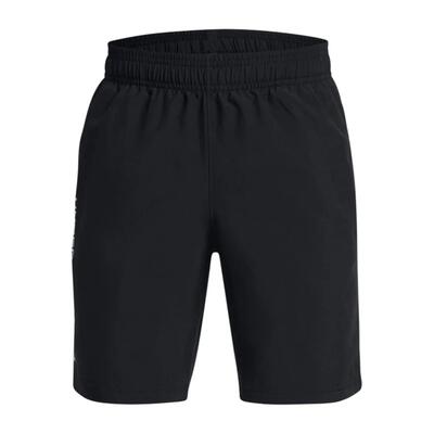 Under armour woven wordmark kinderkorte trainingsbroek