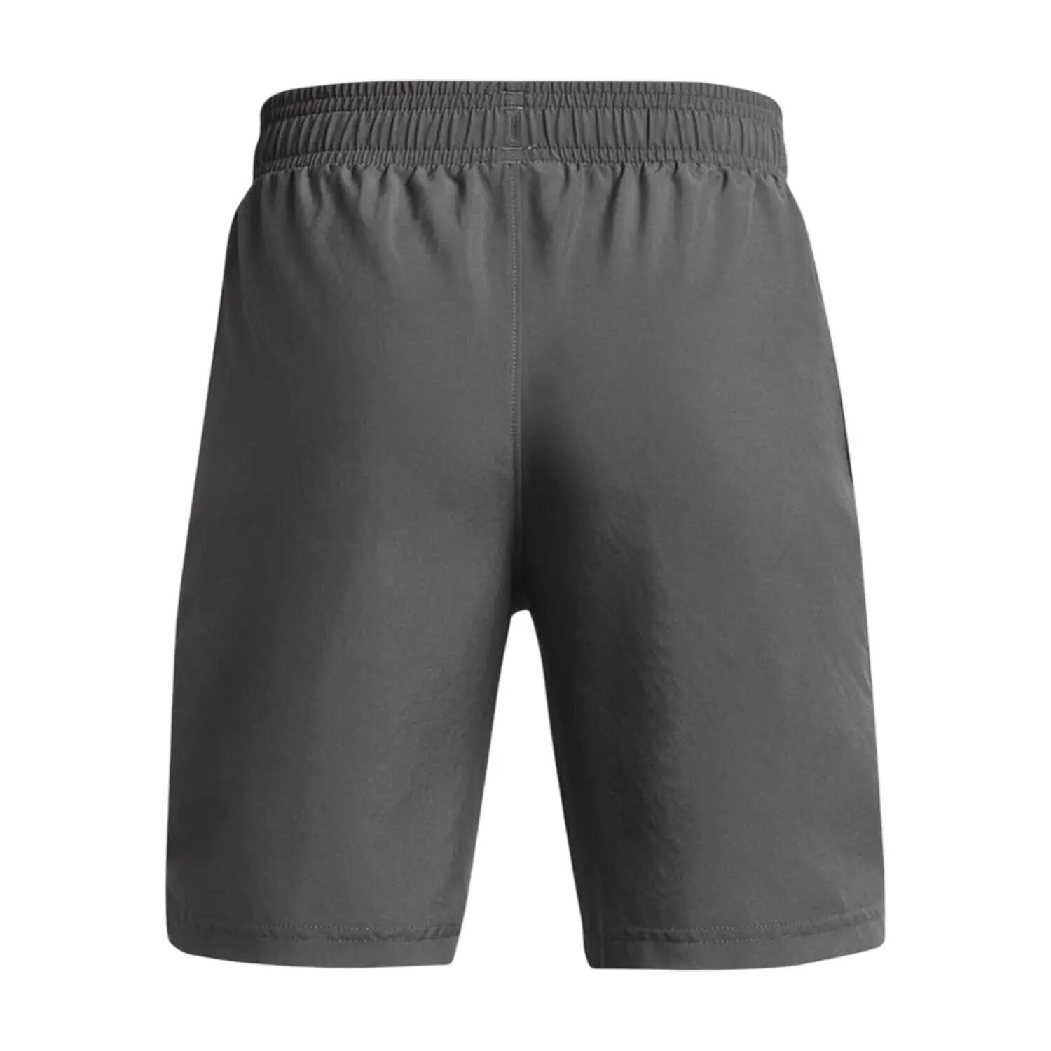 Pantalones Cortos Tech de Tela Diseño Marca de madera Niños Gris 2/3