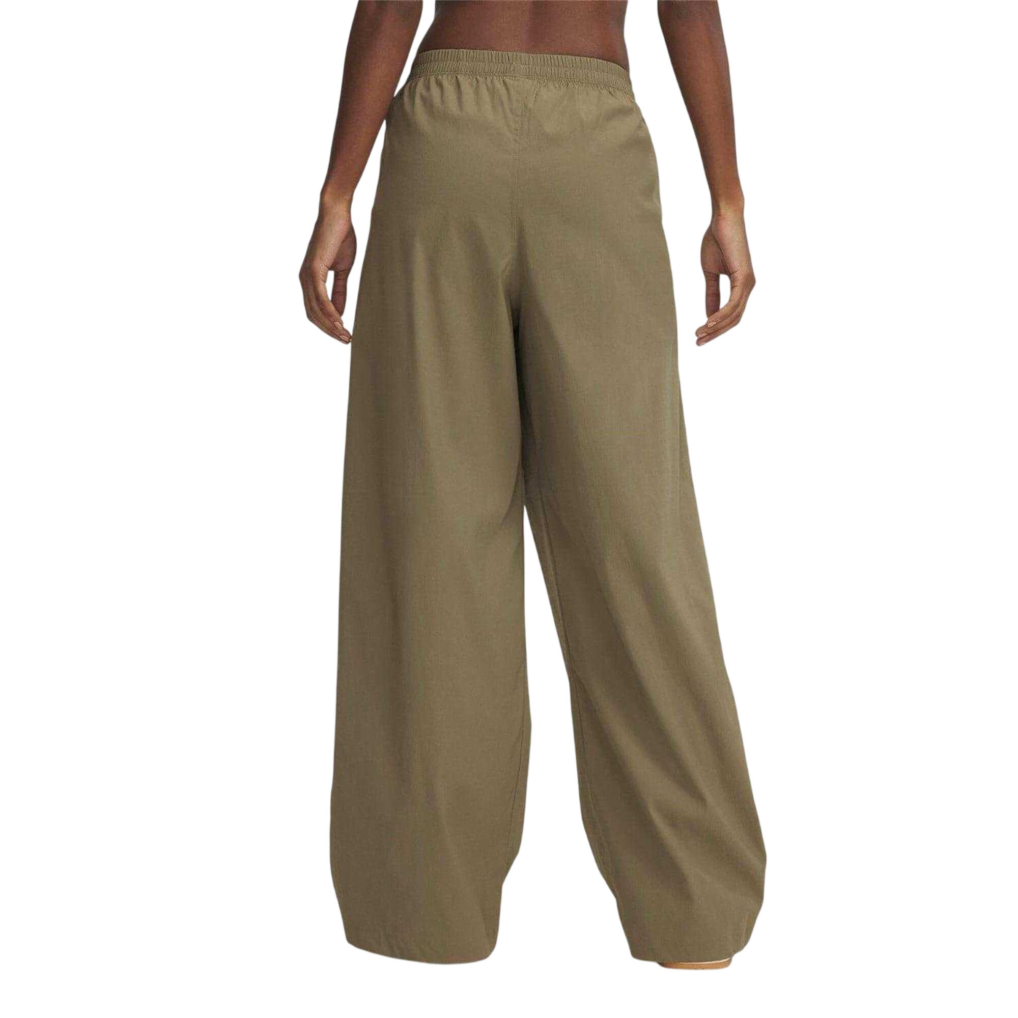 Pantaloni Da Jogging Tessuto Orlo Aperto Donna Under Armour Marrone 2/2