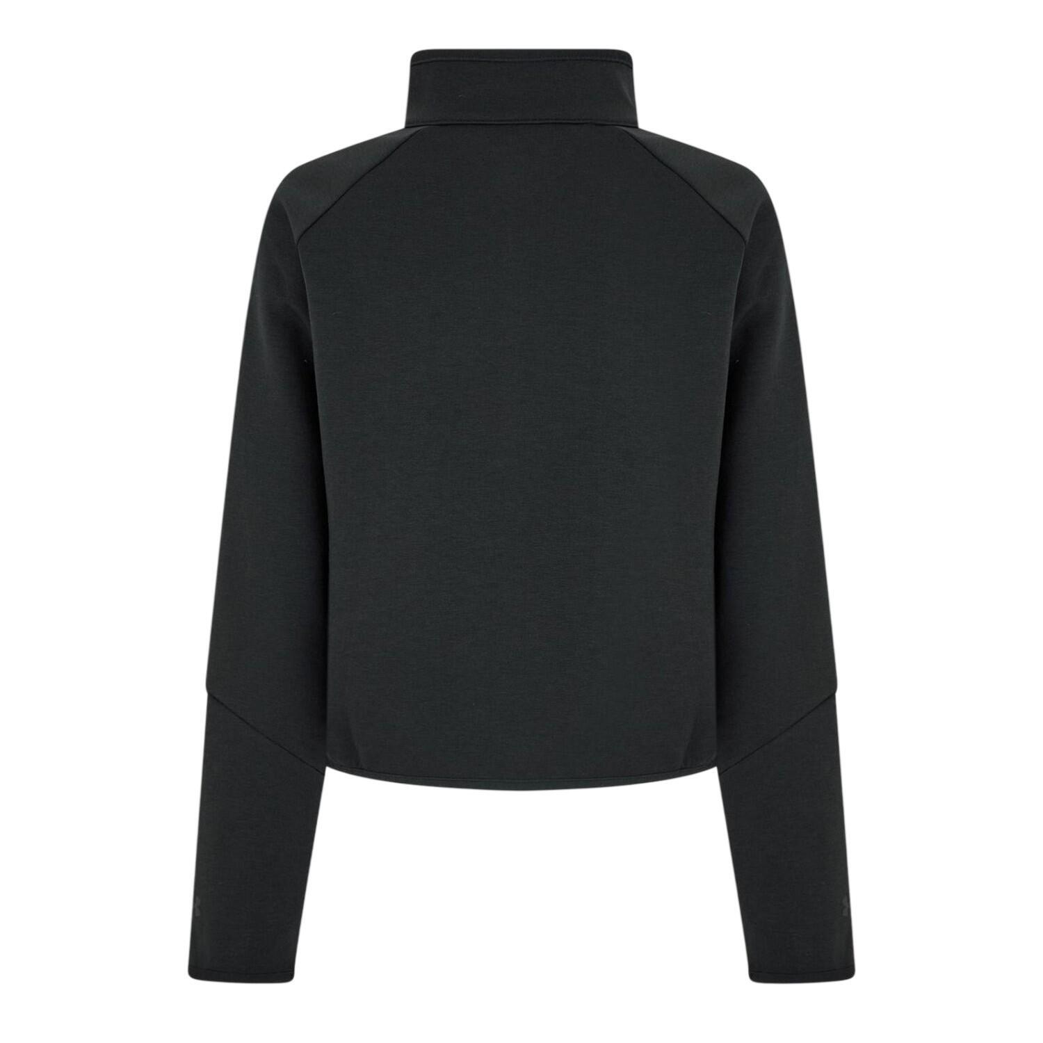 Felpa Regolare Pile Cerniera Ad Un Quarto Donna Under Armour Unstoppable Nero 2/4
