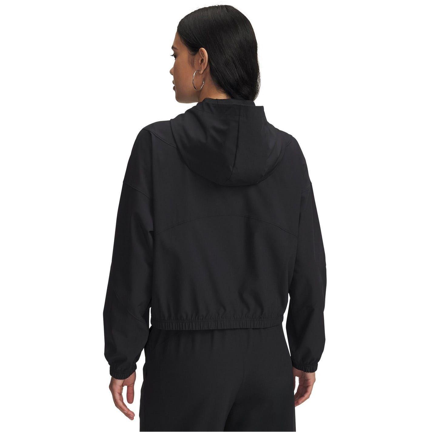 Giacca Da Tuta Tessuto Donna Under Armour Rival Nero 2/4