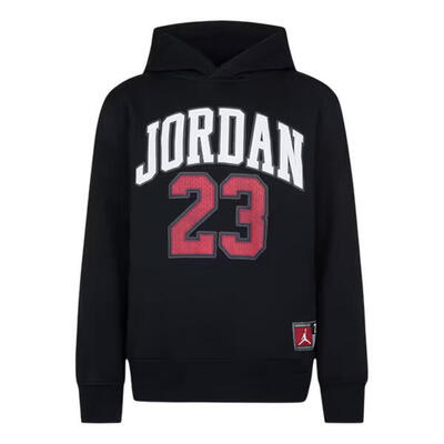 Air jordan 23hoodie voor kinderen (zwart/goud)