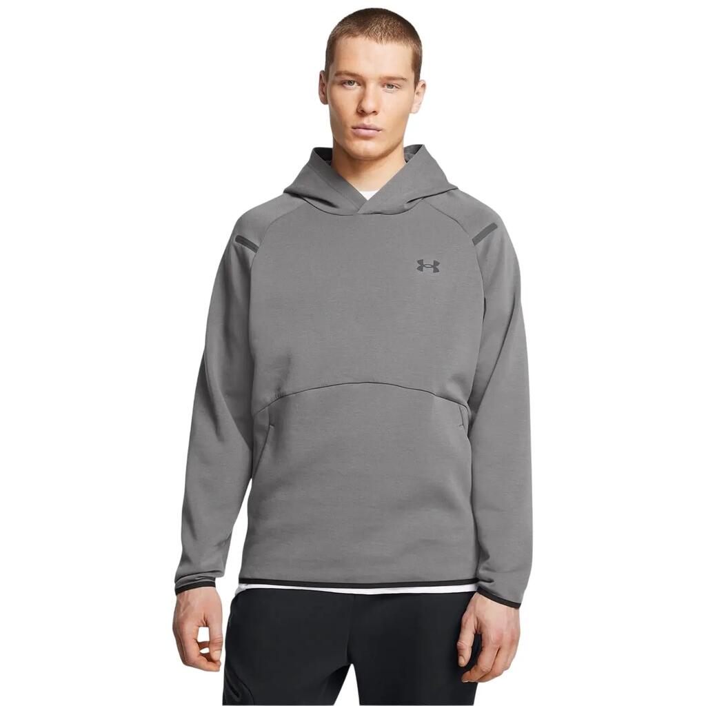 Mens Raglan Athletic Hoodie (Grey)