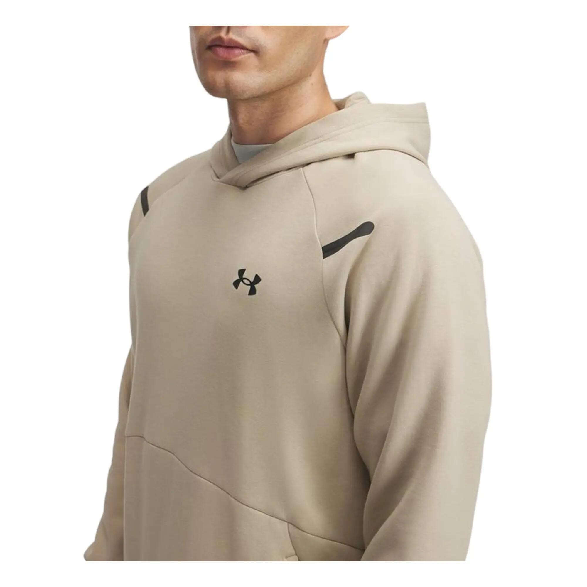 "Essential" Kapuzenpullover für , Fleece, Raglanärmel Herren Braun 3/4