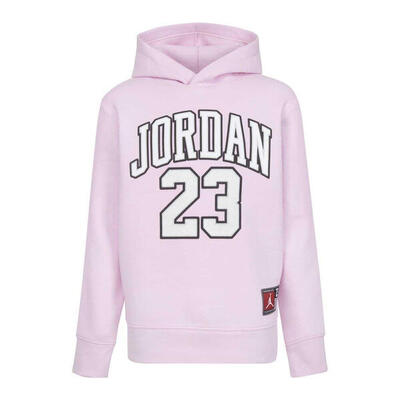 Felpa Con Cappuccio Bambini Nike Air Jordan 23 Rosa