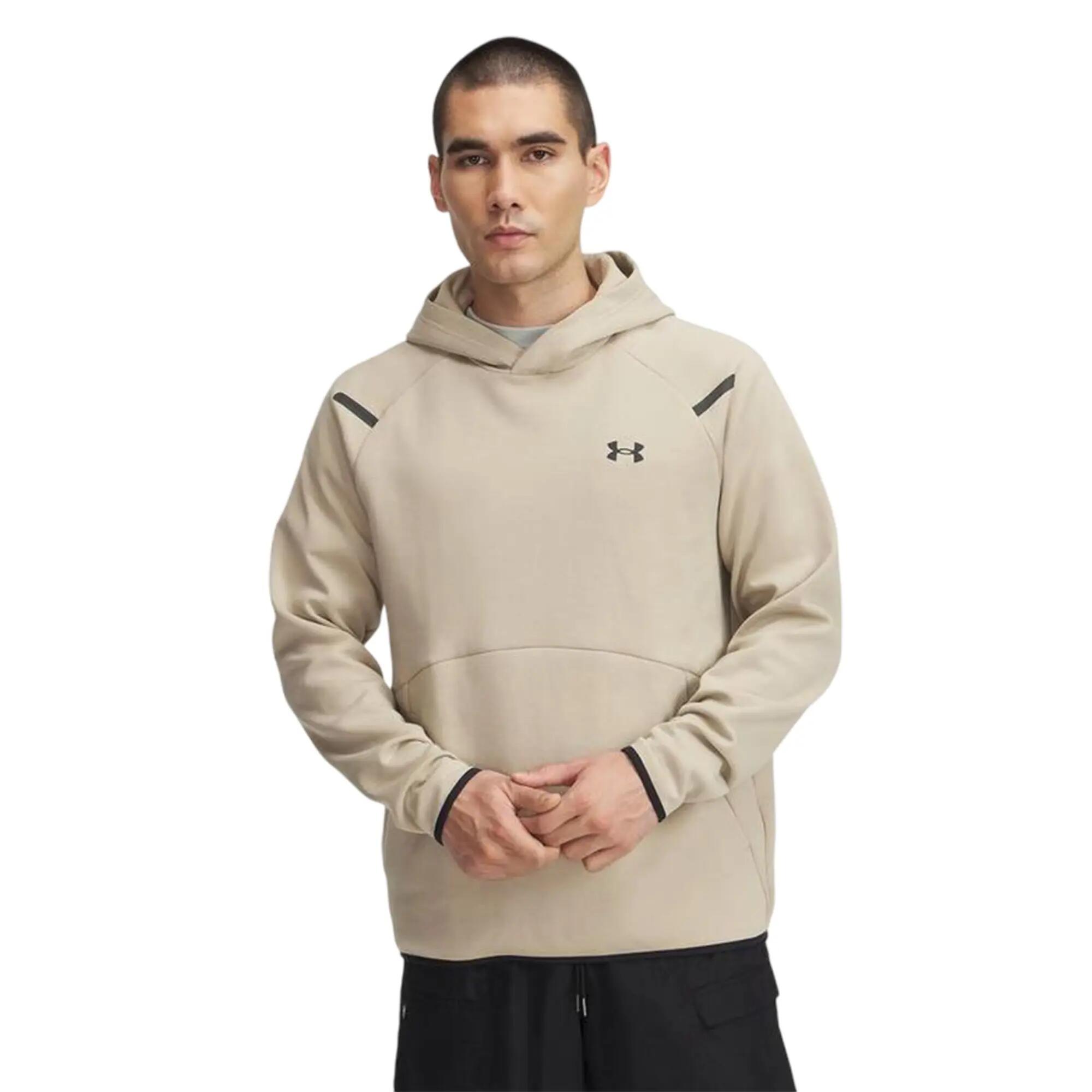 "Essential" Kapuzenpullover für , Fleece, Raglanärmel Herren Braun 1/4