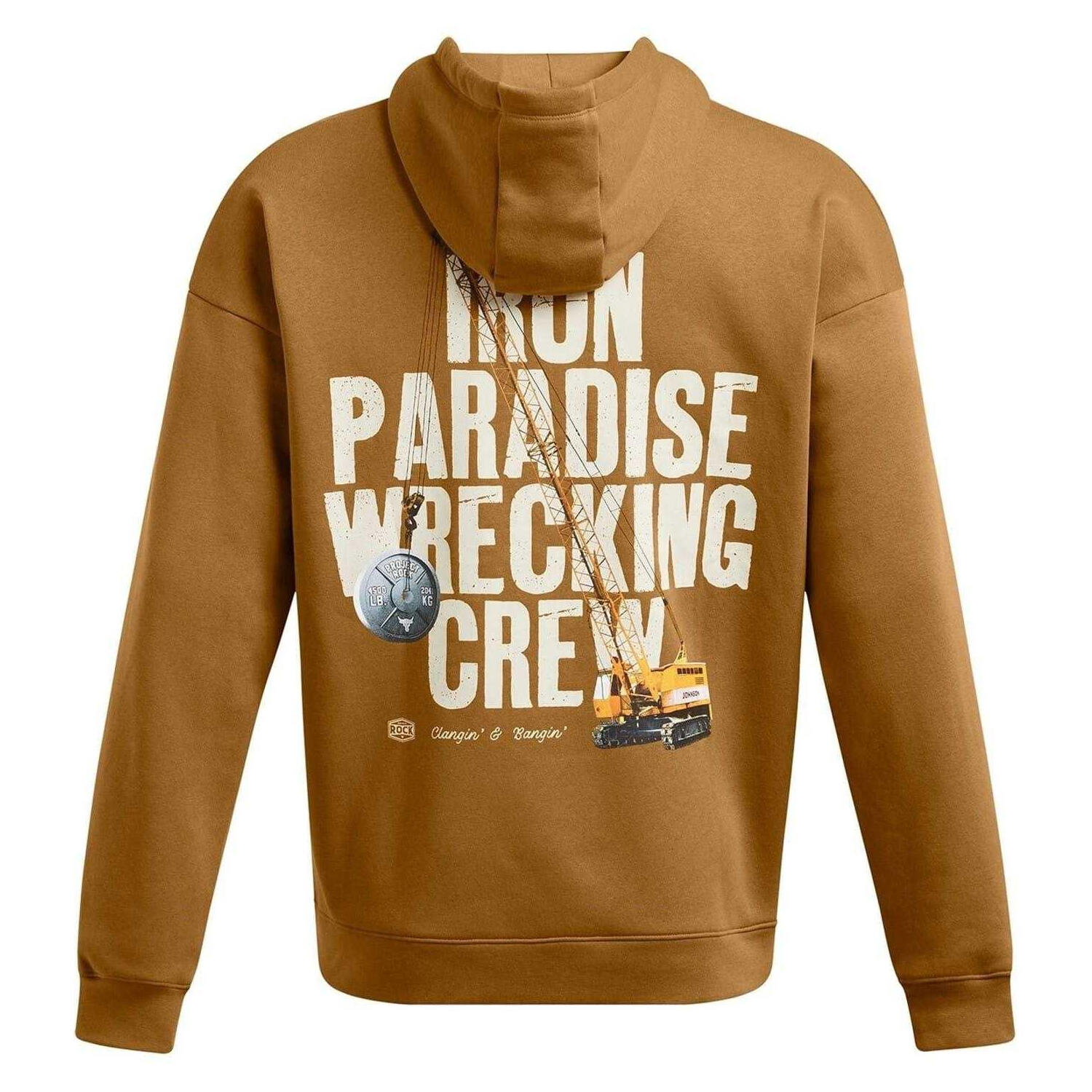 Camisola com capuz para homem Under Armour Project Rock Icon Fleece 3/4