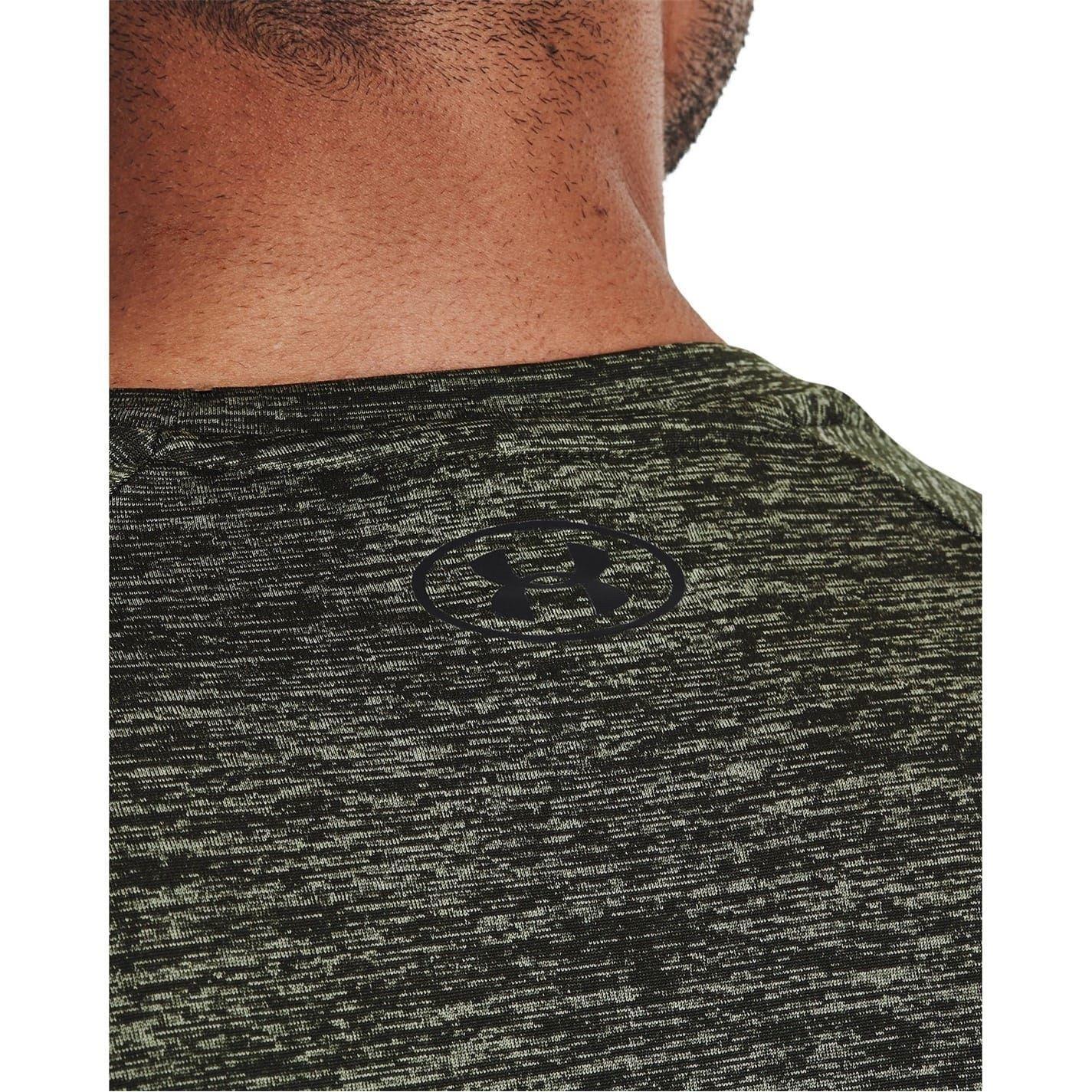 Camiseta Tech 2.0 Diseño Mezcla de Manga Corta para Hombre Verde Marino OD 3/7