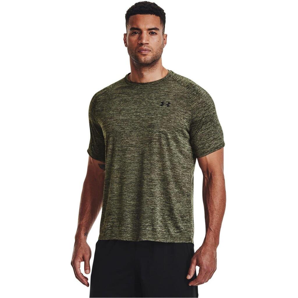 Mens Tech 2.0 Melange ShortSleeved TShirt (Marine OD Green)