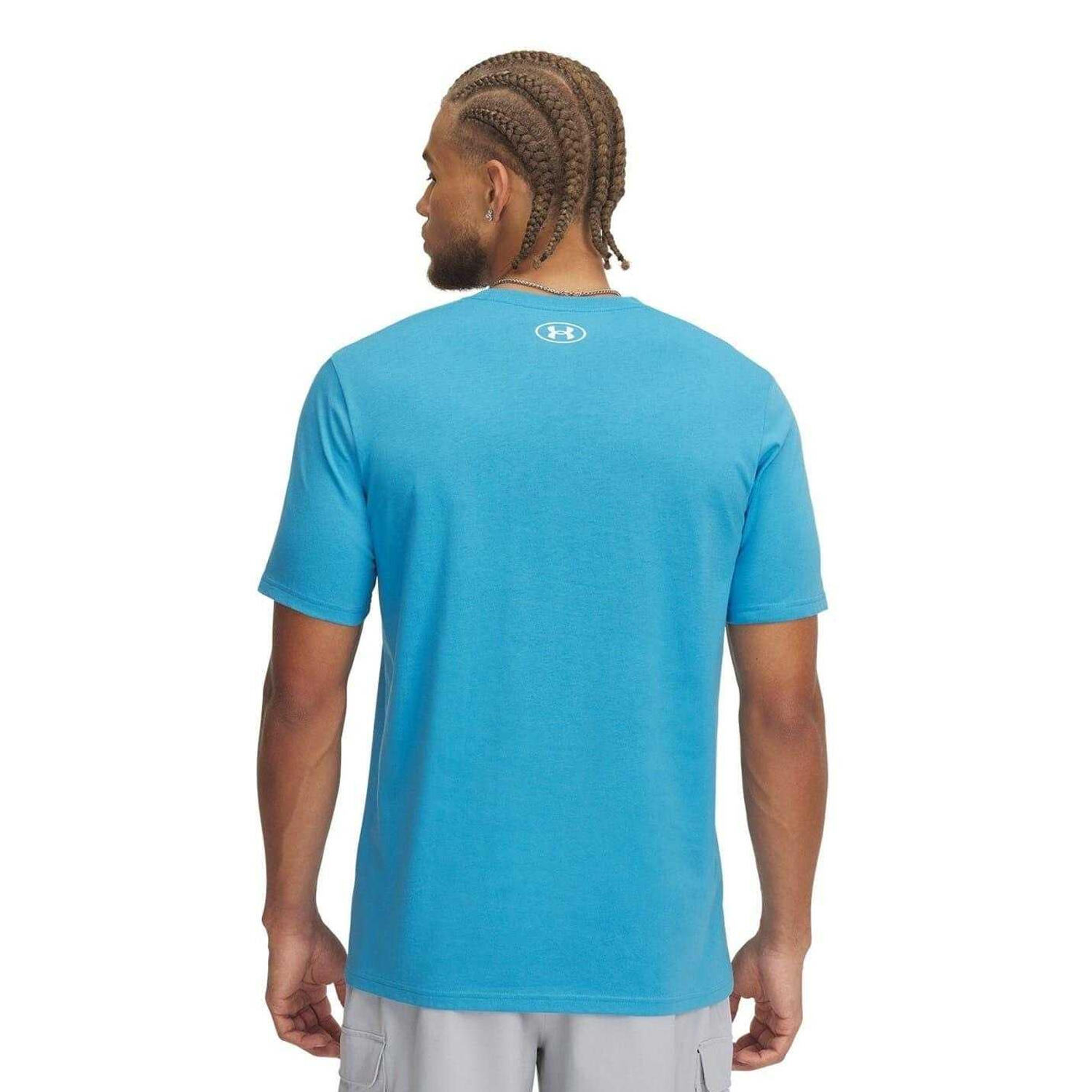 TShirt für , lose Passform Herren Blau meliert 2/2