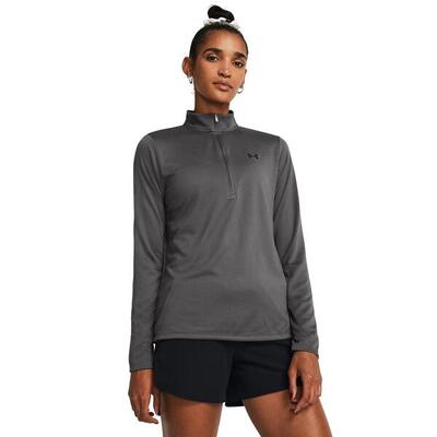 Dames tech half zip top (carbon heather)