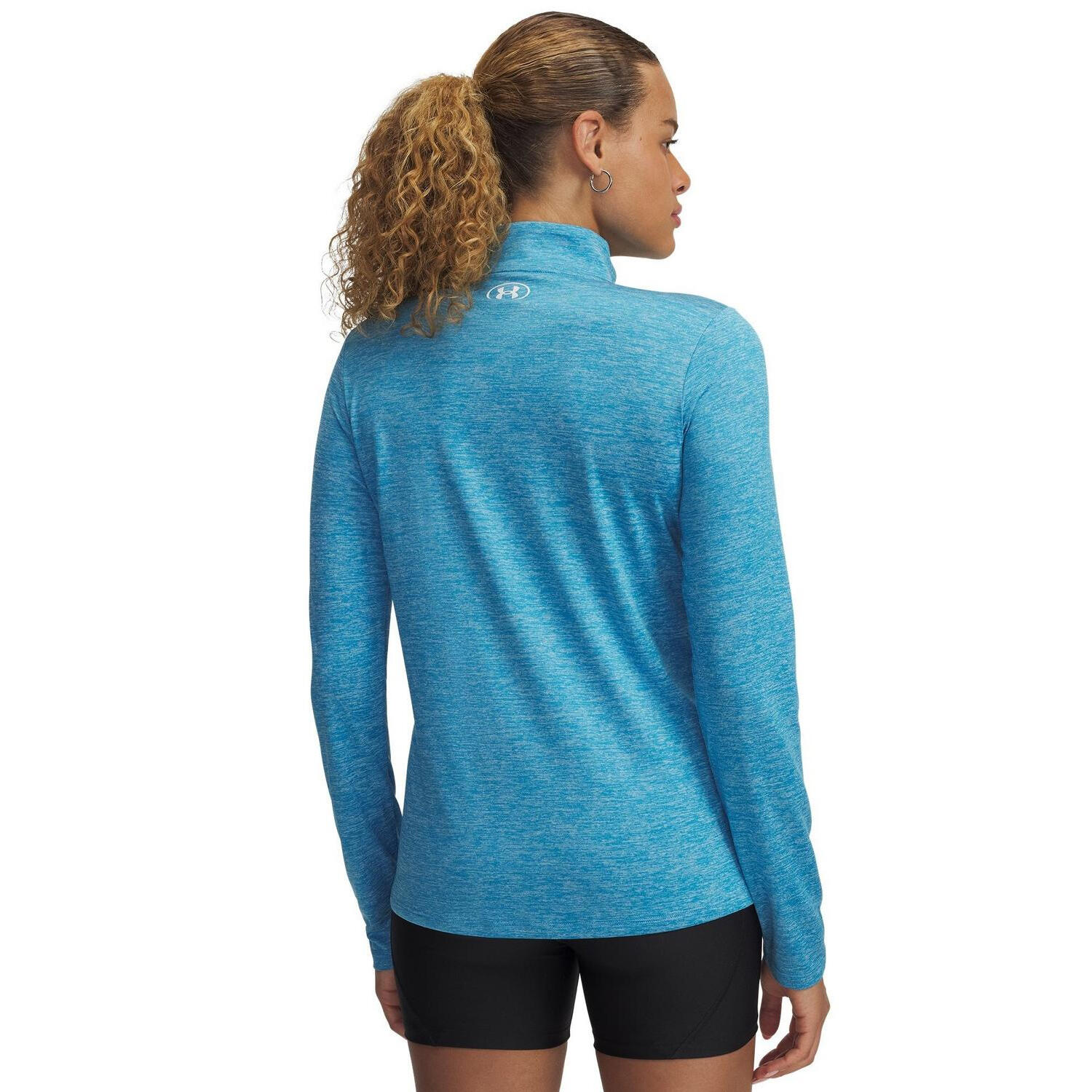 "Tech" Oberteil für , mit halbem Reißverschluss Damen Ätherisch Blau 2/3