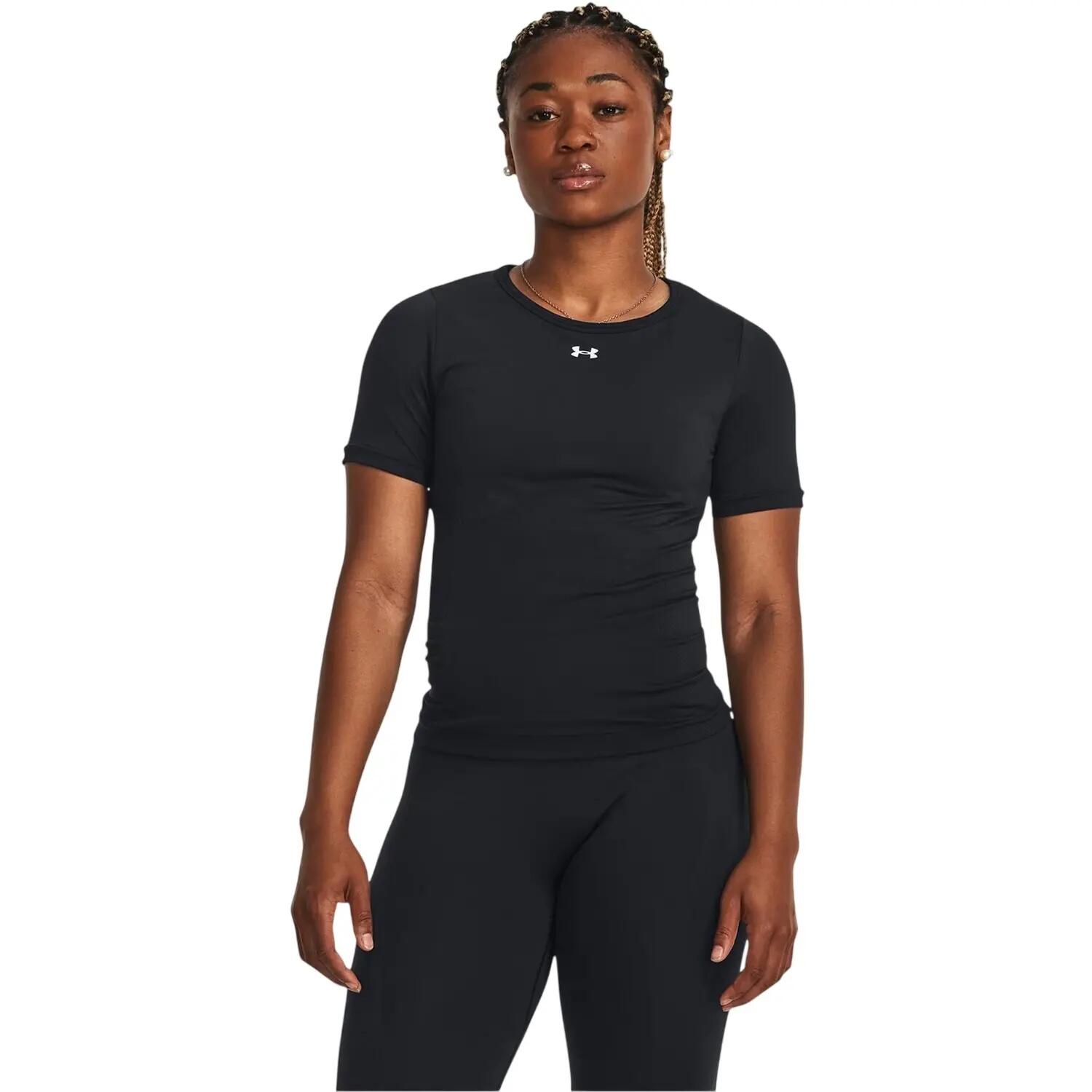 Maglietta Aderente Girocollo Donna Under Armour Vanish Nero 4/6