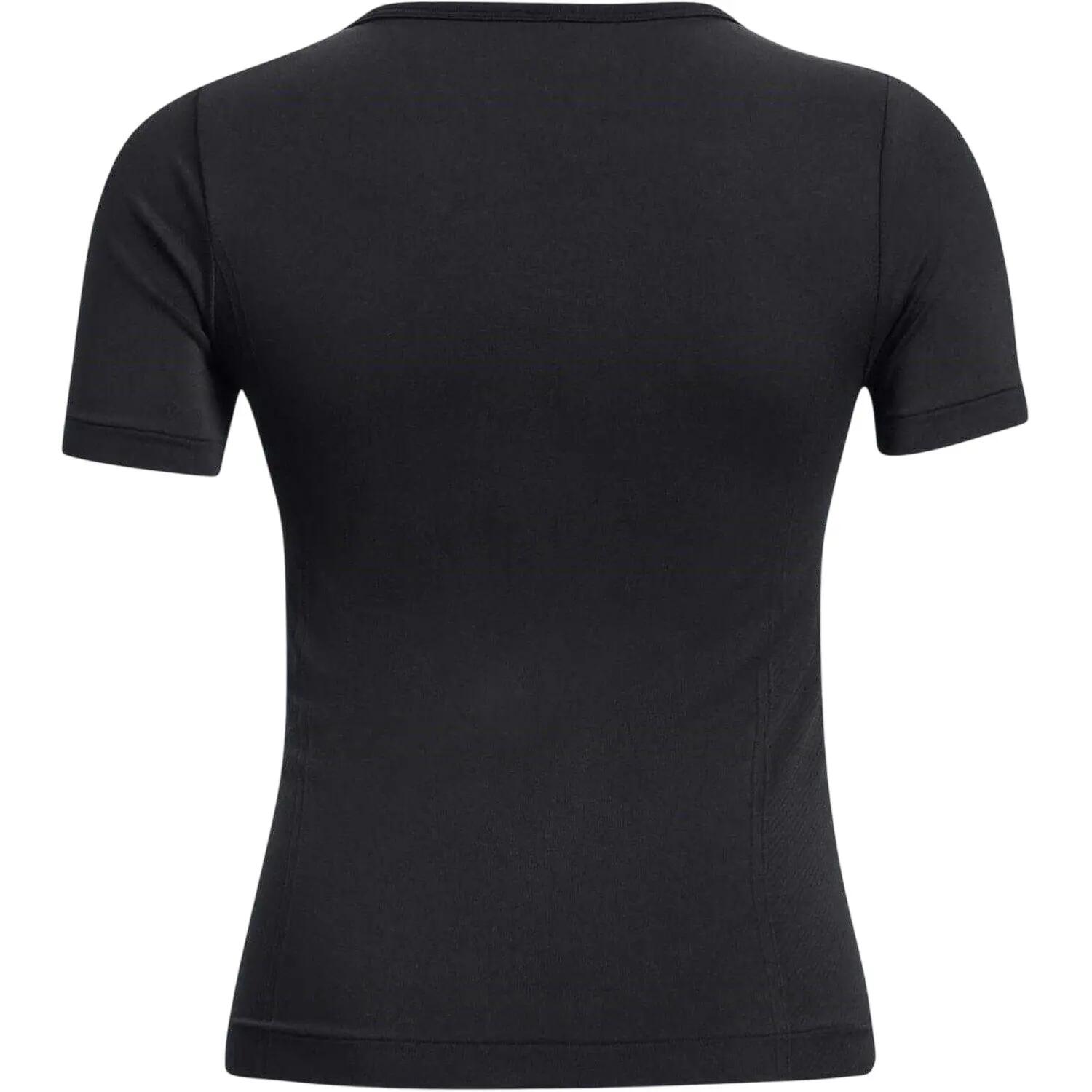 Maglietta Aderente Girocollo Donna Under Armour Vanish Nero 3/6