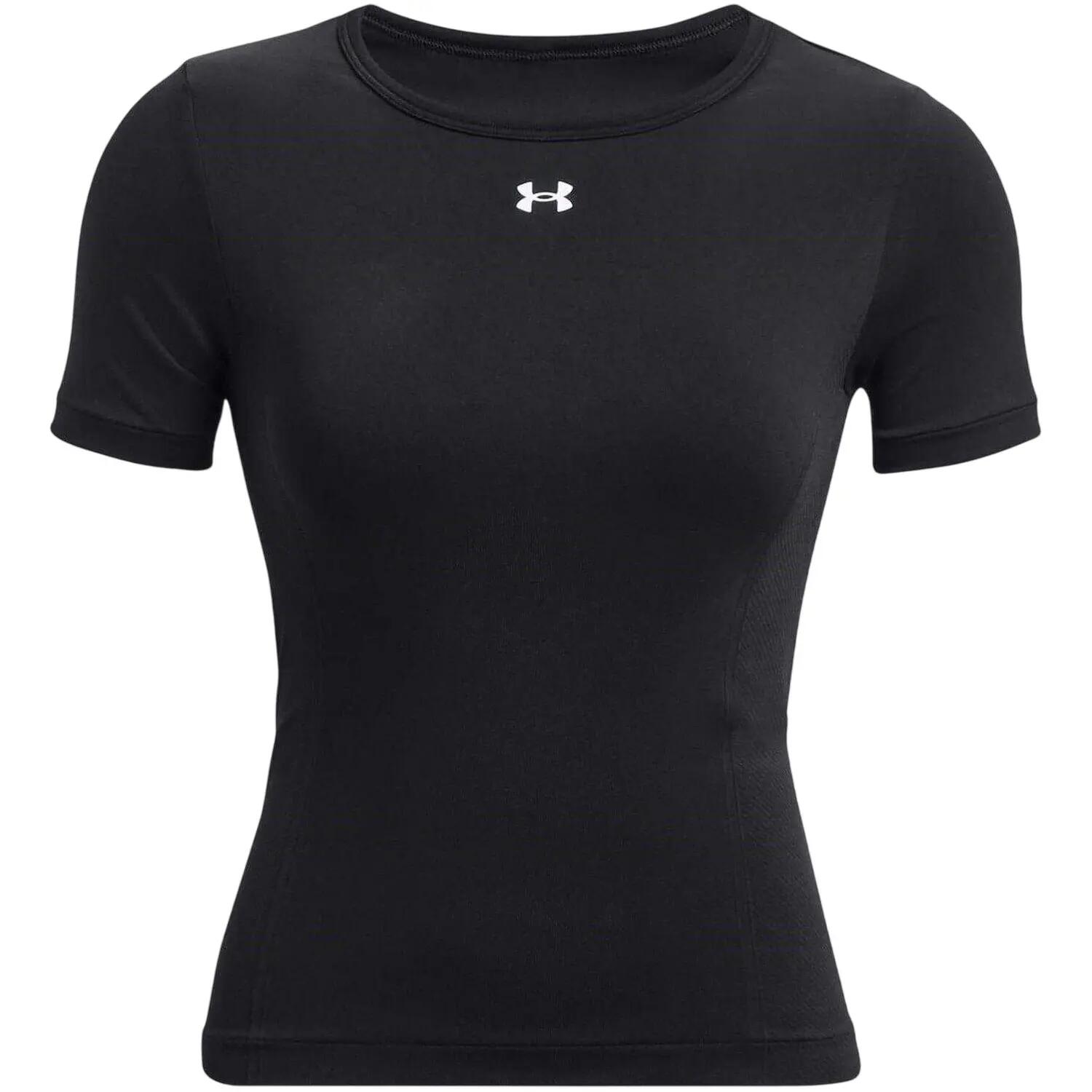 Maglietta Aderente Girocollo Donna Under Armour Vanish Nero 2/6
