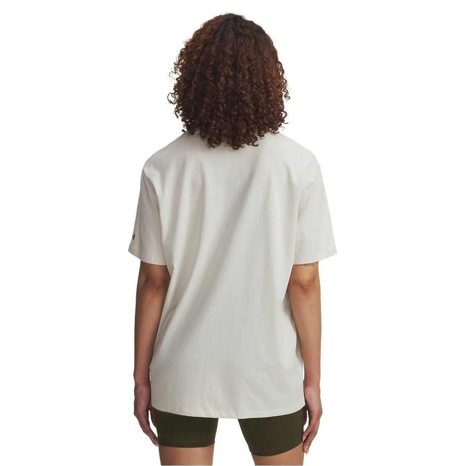 Maglietta Vestibilità Rilassata Marchio Denominativo Donna Under Armour Campus 2/3