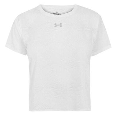 Maglietta Prestazione Donna Under Armour Velociti Bianco