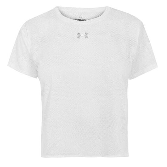 Maglietta Prestazione Donna Under Armour Velociti Bianco