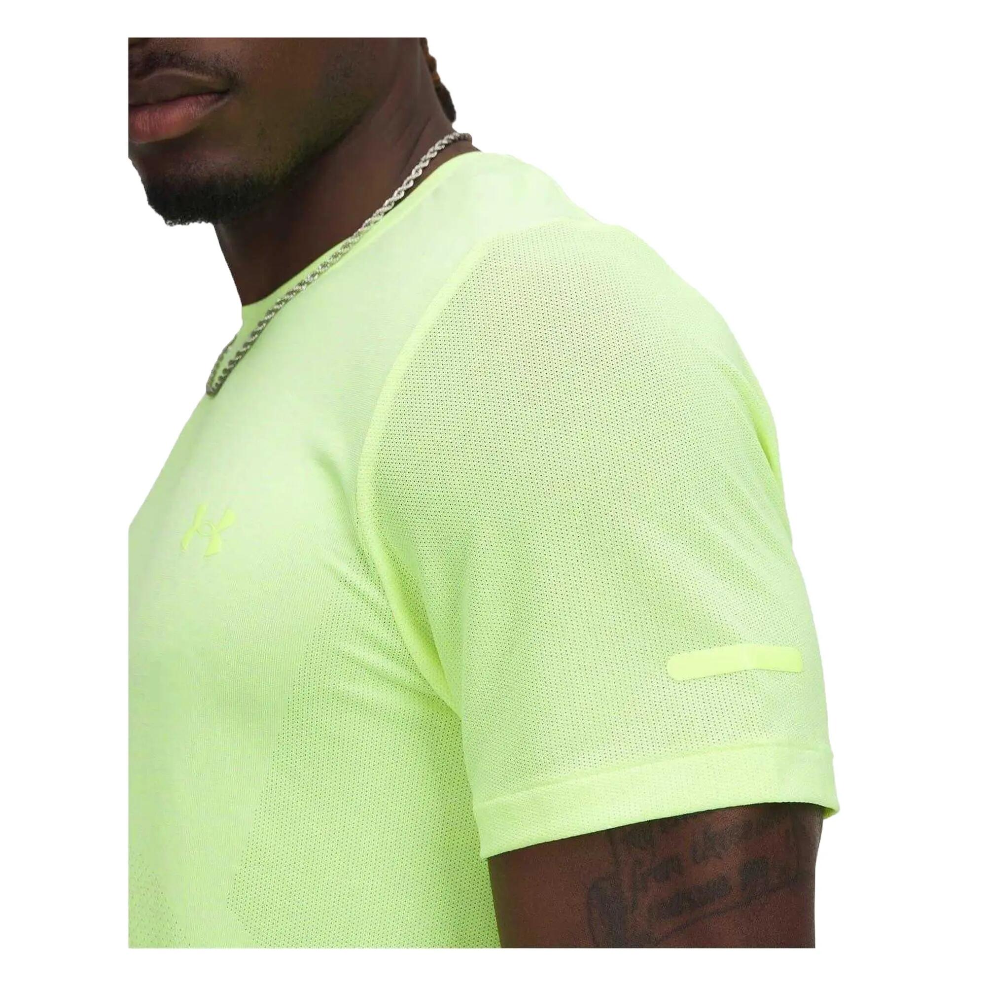Camiseta Stride de Rendimiento para Hombre Amarillo 3/3