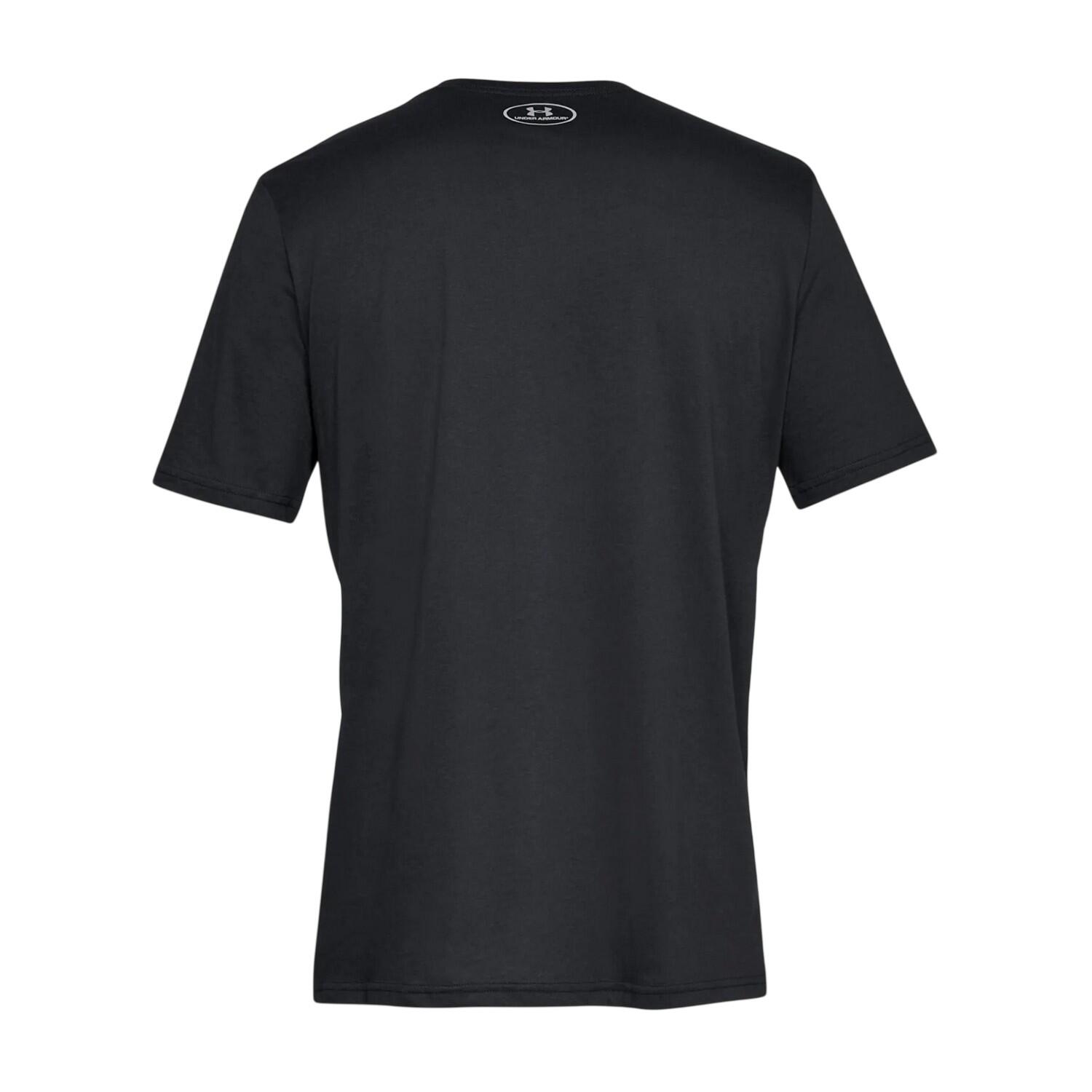 Maglietta Logo Sul Petto Uomo Under Armour Sportstyle Nero 2/7