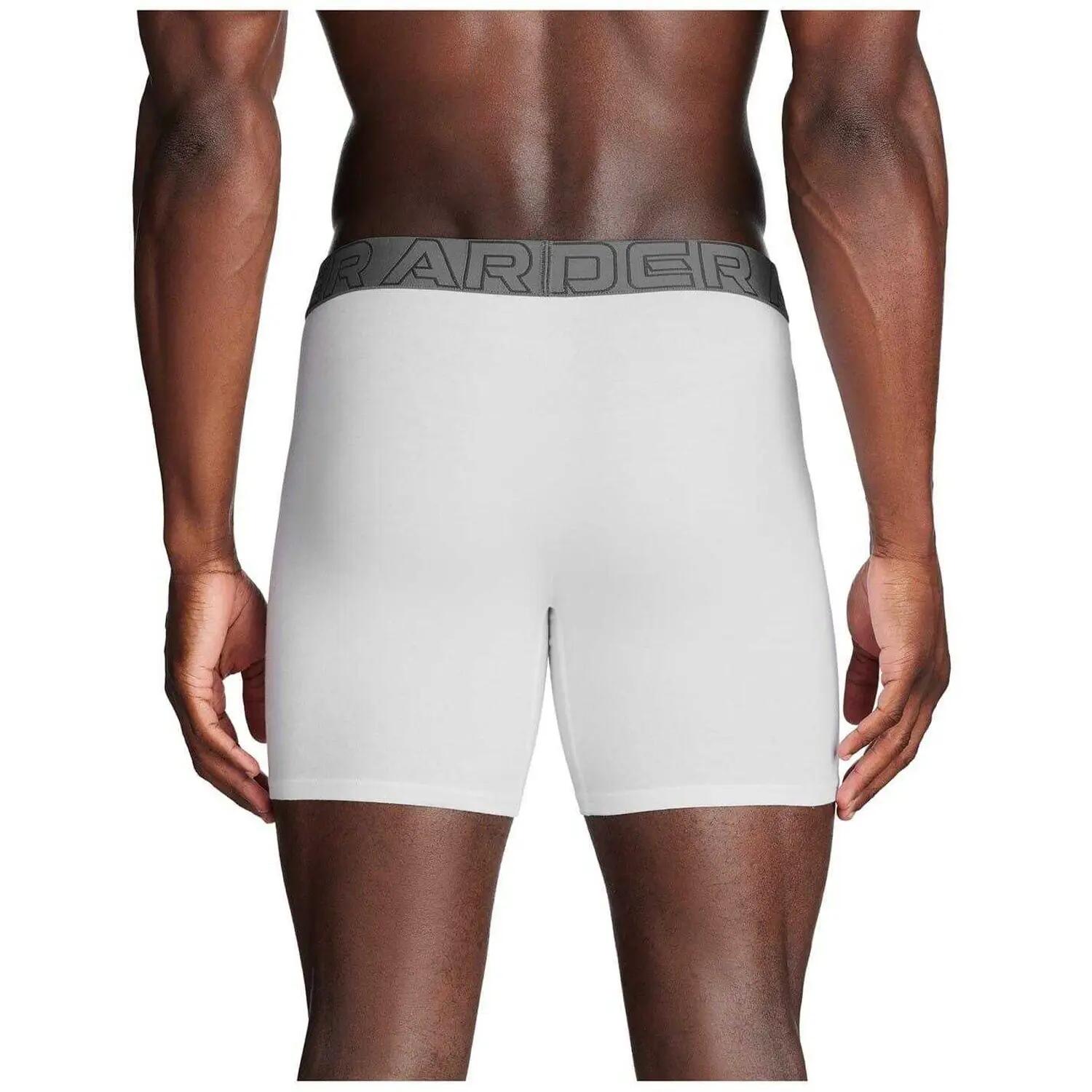 "Performance" Retropants für (3erPack) Herren Weiß 3/4