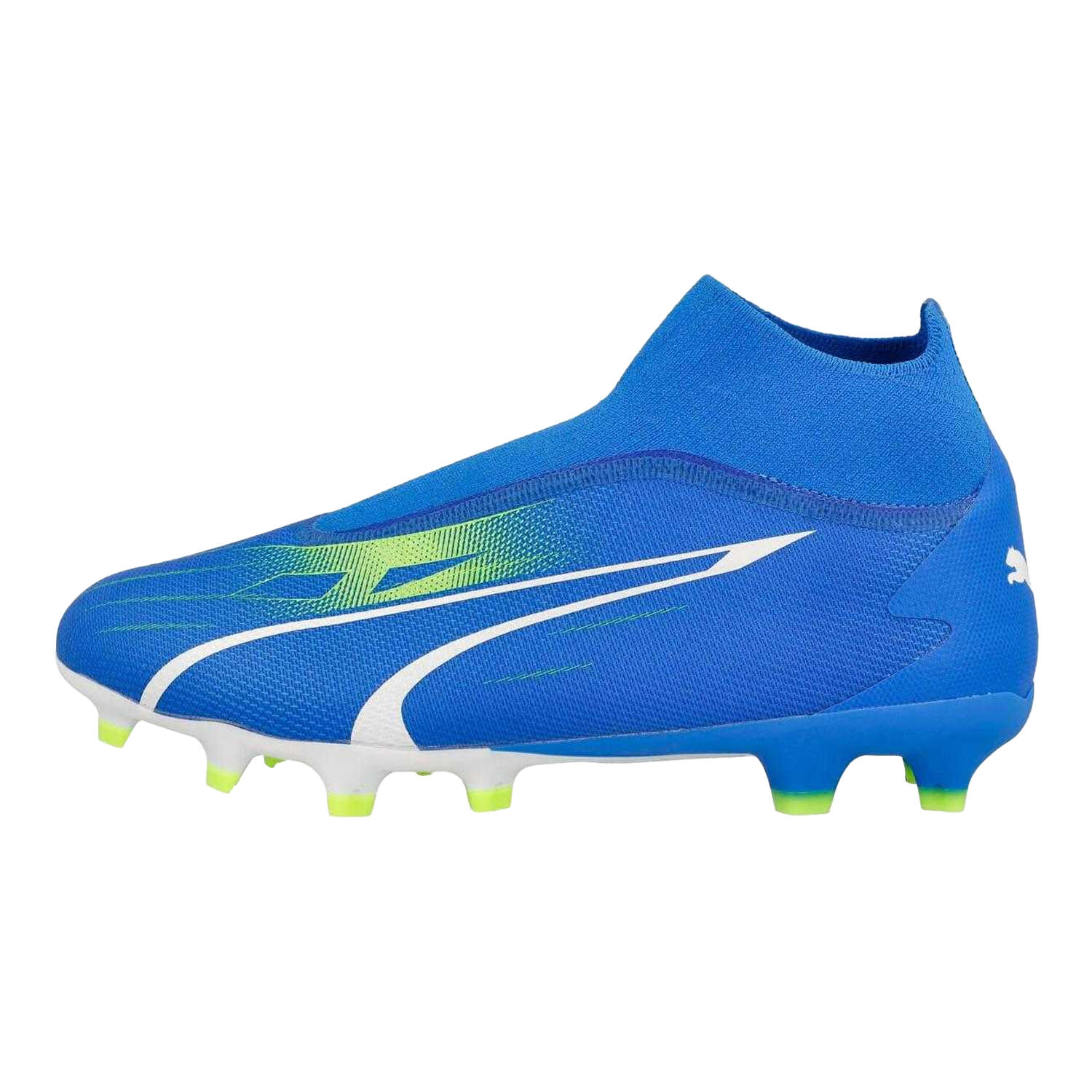 Botas de Fútbol Ultra Match para Hombre Azul, Puma Blanco, Verde Pro 3/7
