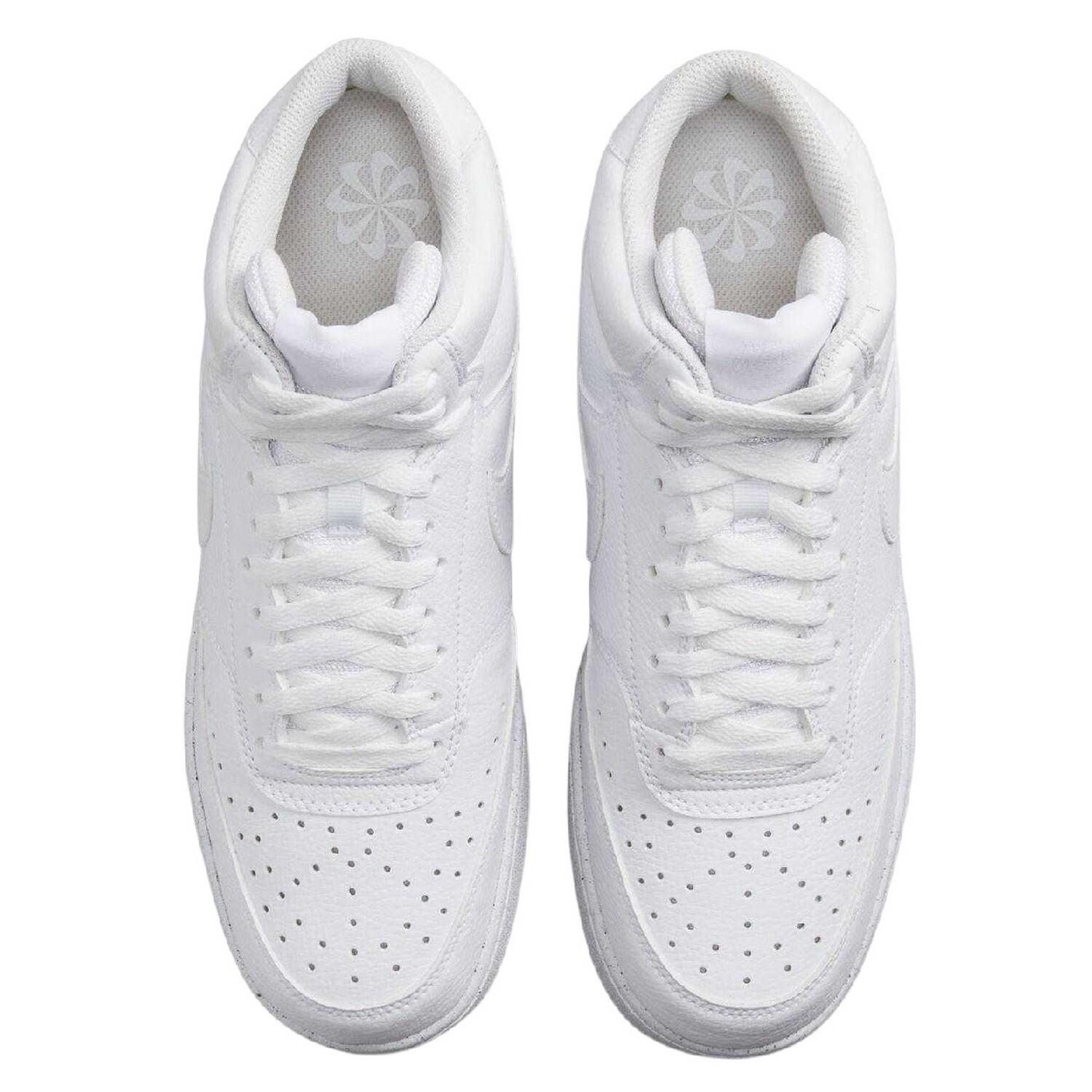 Zapatillas Altas de Sintéticas Court Vision Next Nature para Hombre Blanco 3/7