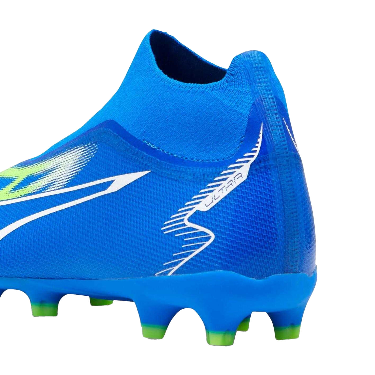 Botas de Fútbol Ultra Match para Hombre Azul, Puma Blanco, Verde Pro 2/7