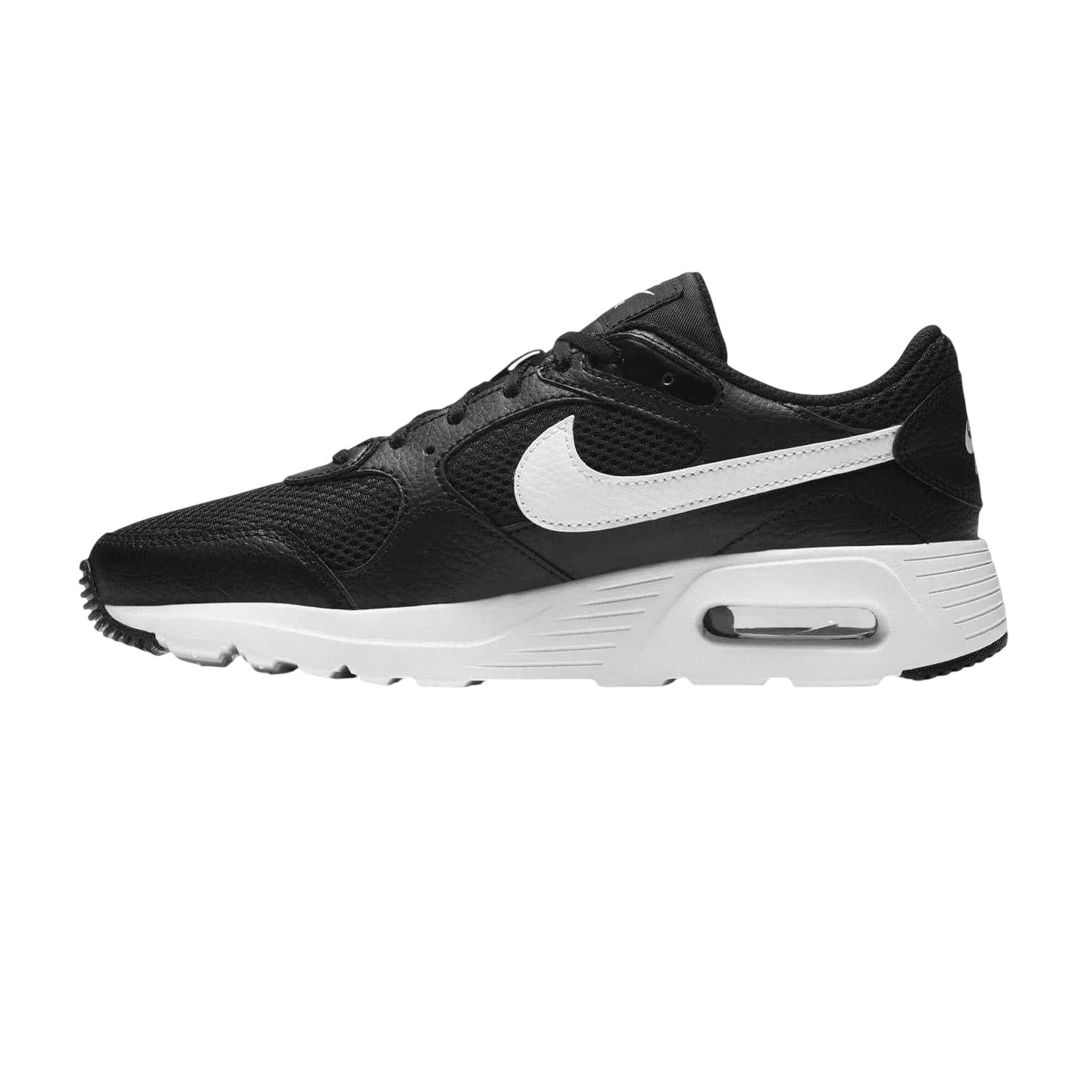 Zapatillas Deportivas de Cuero Air Max SC para Mujer Negro, Blanco 3/7