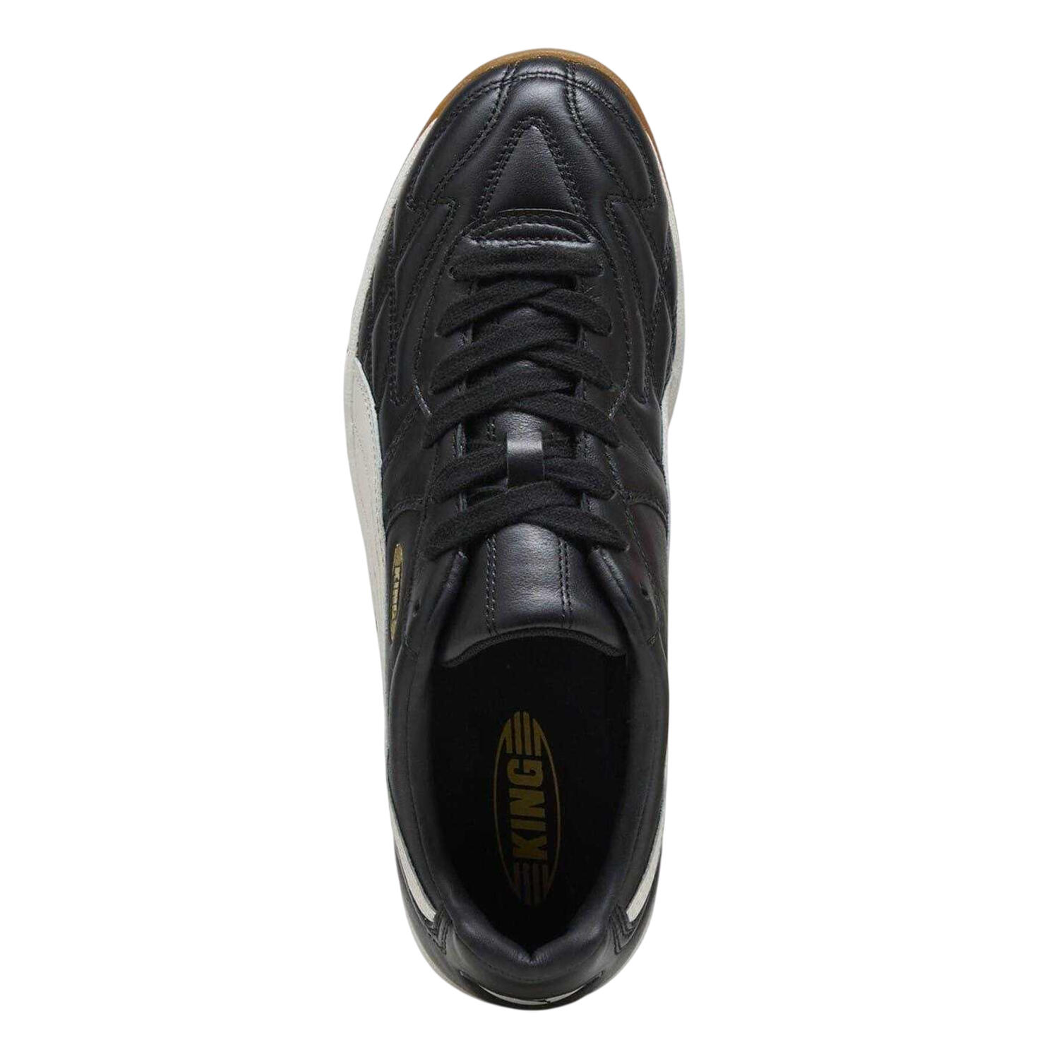 King Scarpe Da Indoor PelleDonna Puma Nero Bianco 3/7