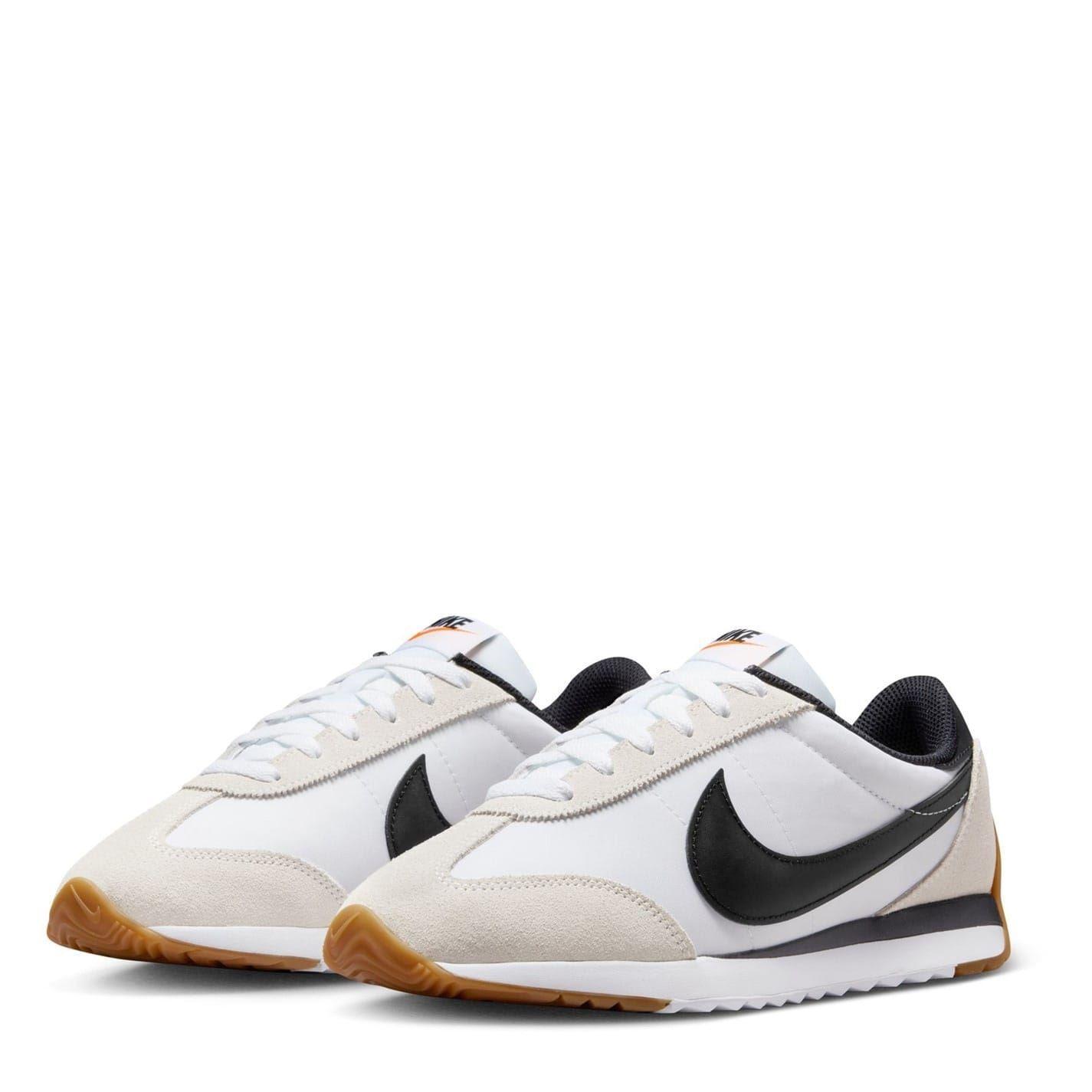 Zapatillas Deportivas de Ante Waffle Debut Cuña para Mujer Blanco, Negro 3/7
