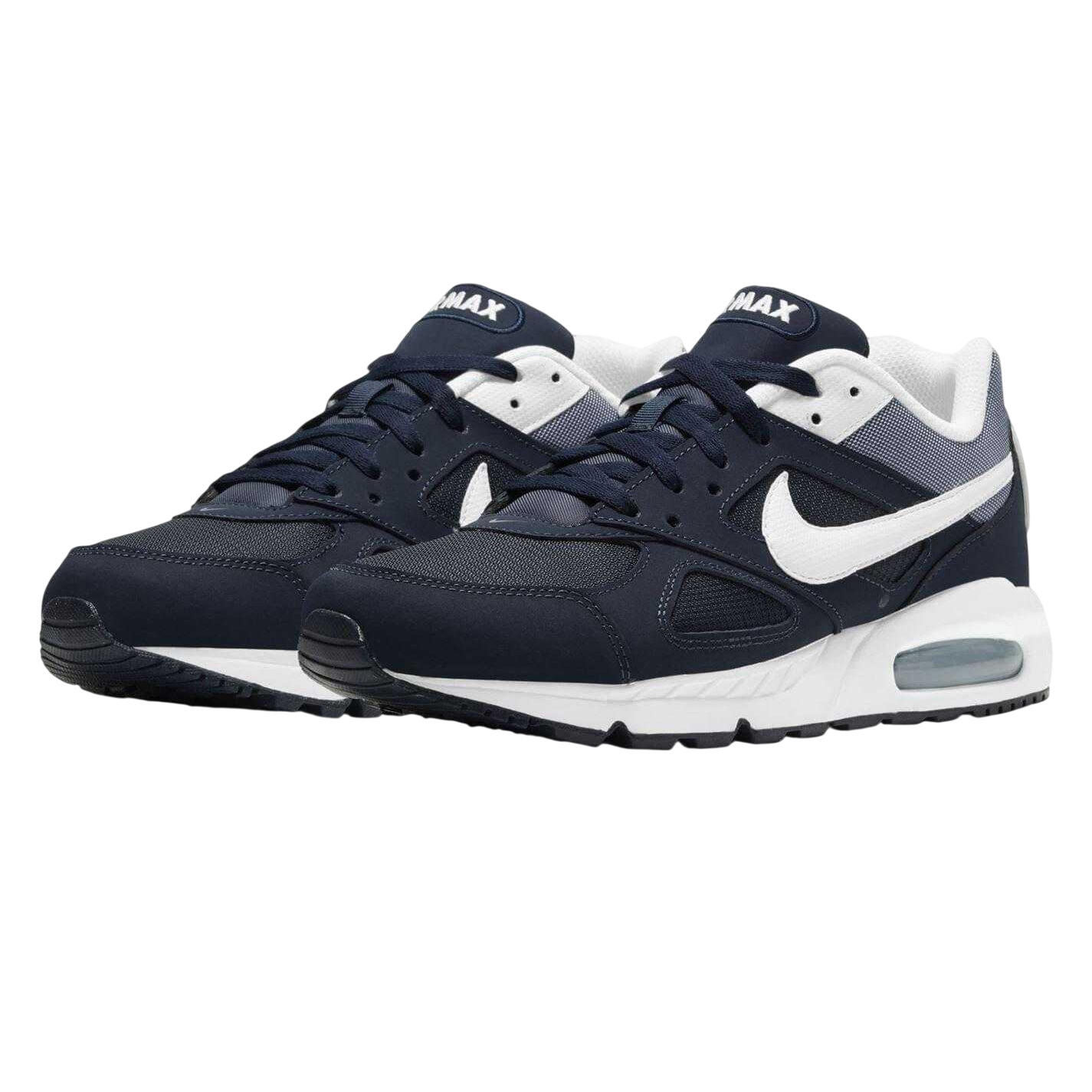Scarpe Sportive PelleUomo Nike Air Max Blu Navy Bianco 4/7
