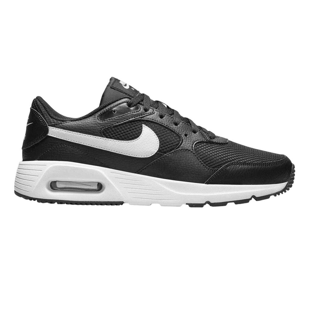 Mens Air Max SC Leather Trainers (Black/White)