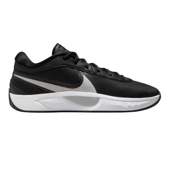 Chaussures De Basket Motif/style Swoosh GIANNIS FREAK Homme (Noir / Argenté)