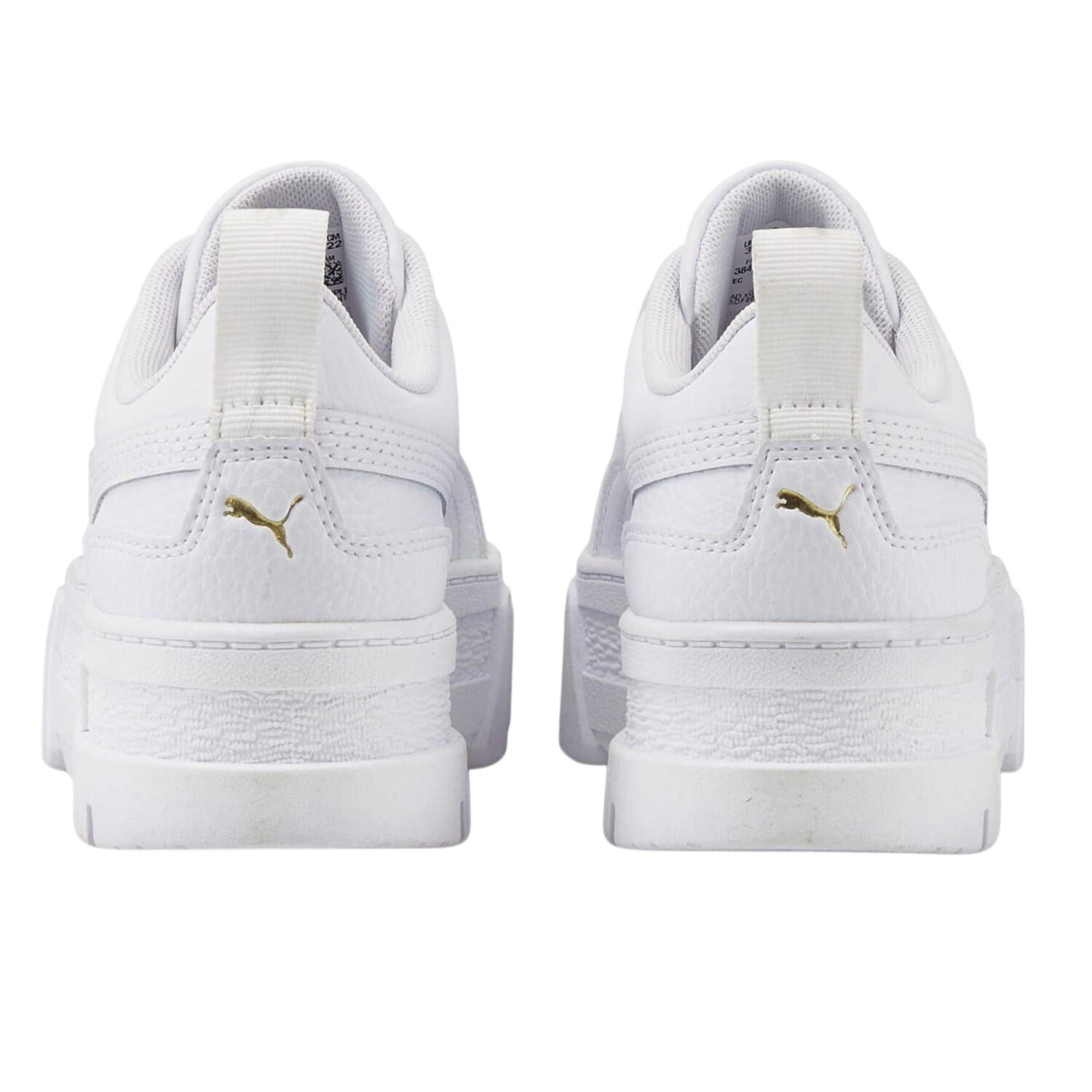 "Mayze" Sneaker für Damen, Leder, PlattformAbsatz Damen und Herren Weiß 2/7