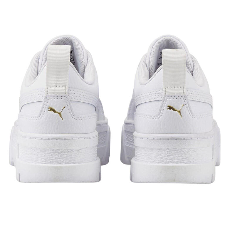 Pantofi sport copii Puma Mayze Lth Jr, Alb